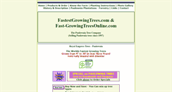 Desktop Screenshot of fastestgrowingtrees.com